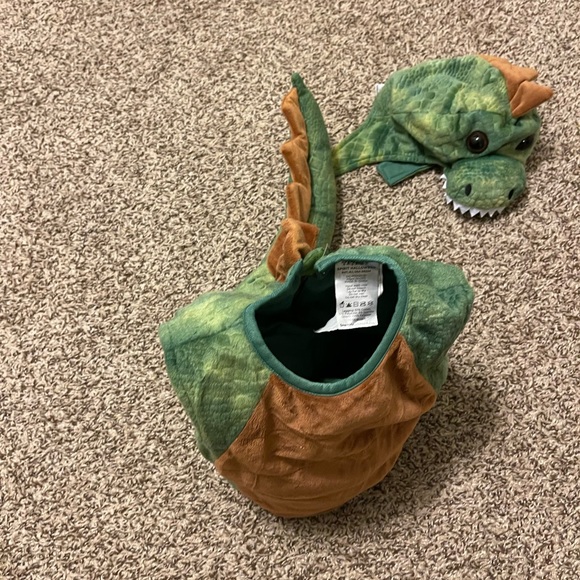 Spirit Green and Brown Dinosaur Costume for Kids - Picture 2 of 4